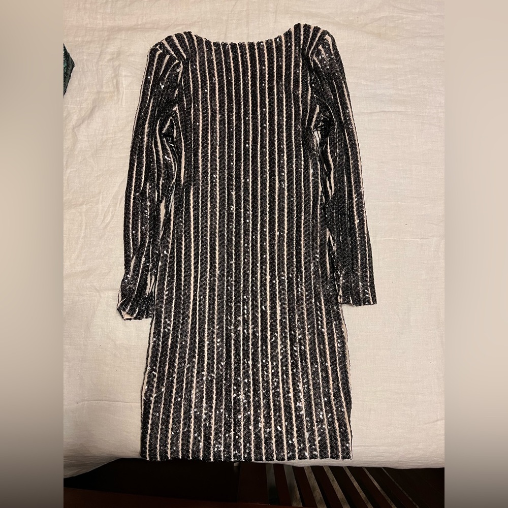 Wyldr Sequin Stripe Minidress - image 3